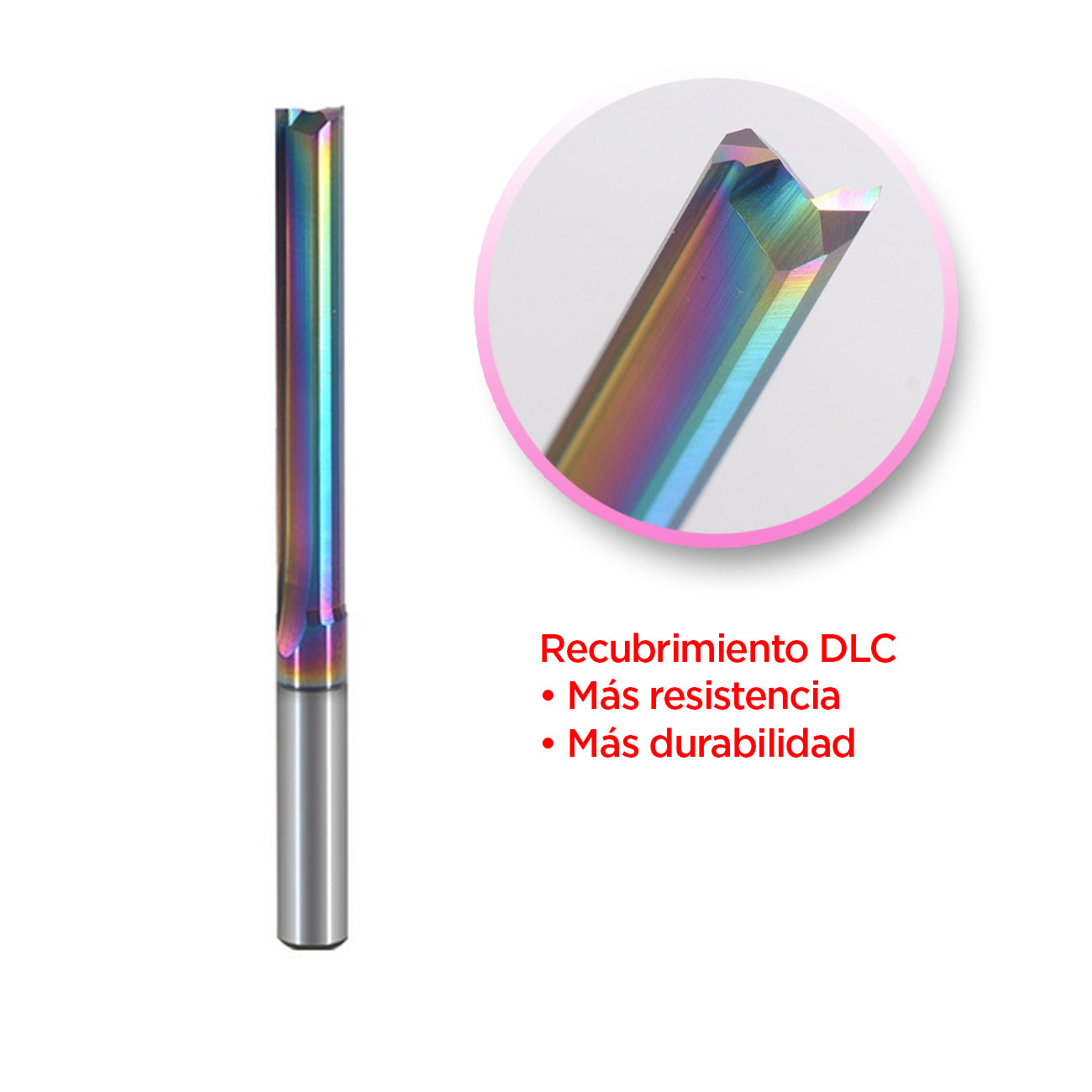 Fresa recta 6x32mm DLC